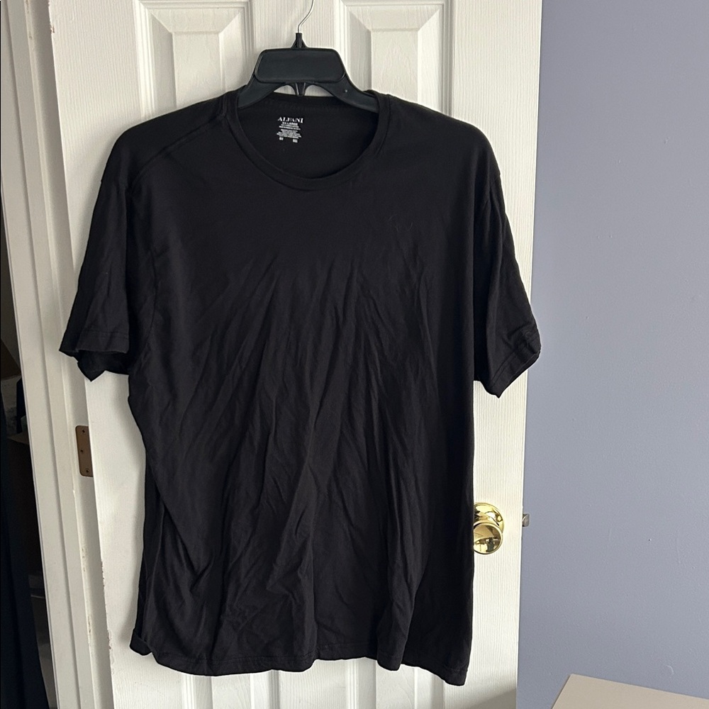 Alfani Men's Classic Black Short Sleeve Tee XXL